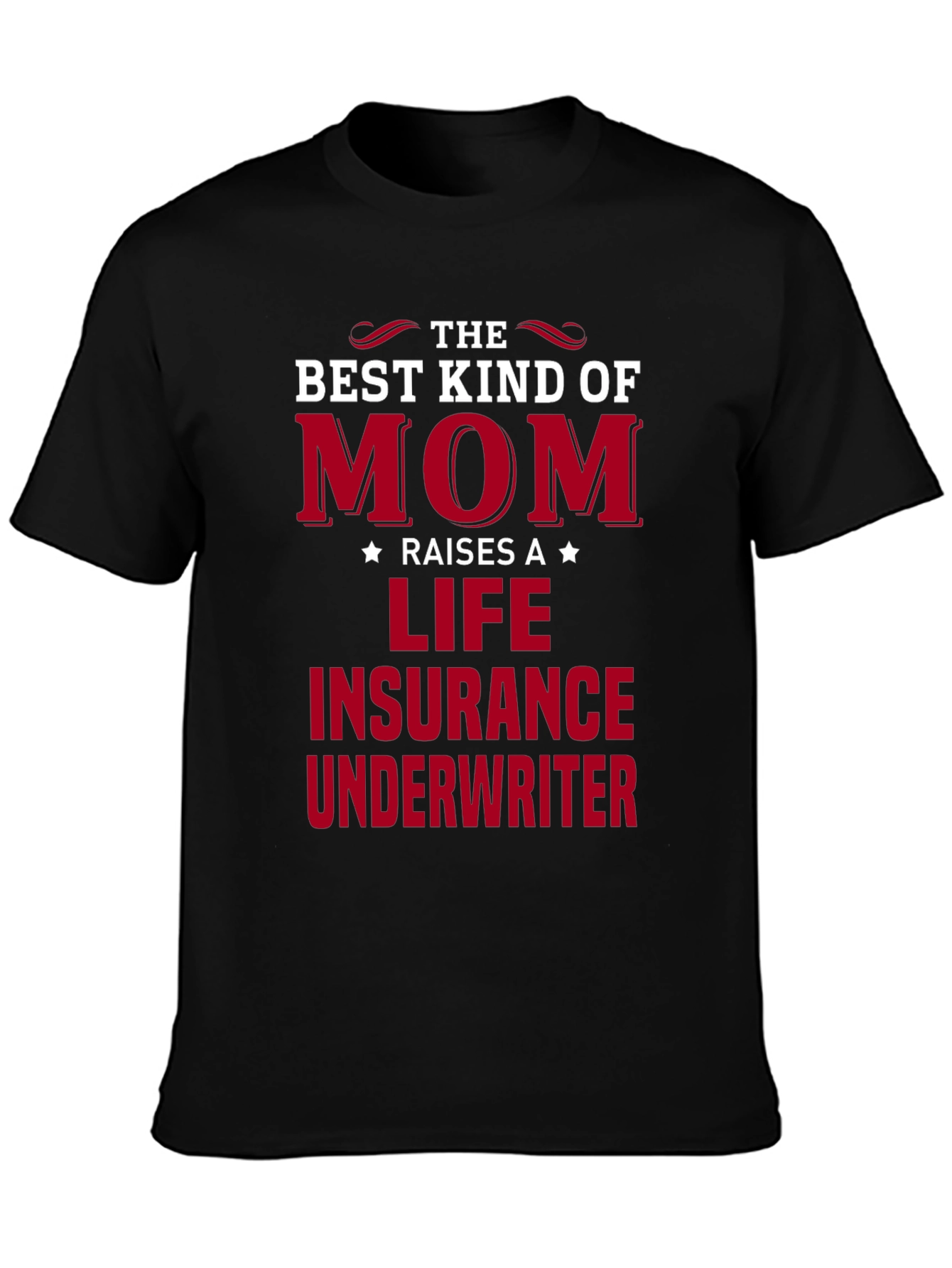 Best Kind of Mom Life Insurance Underwriter T-Shirt
