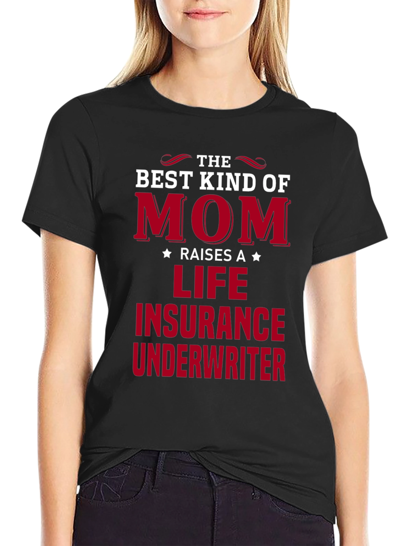 Best Kind of Mom Life Insurance Underwriter T-Shirt