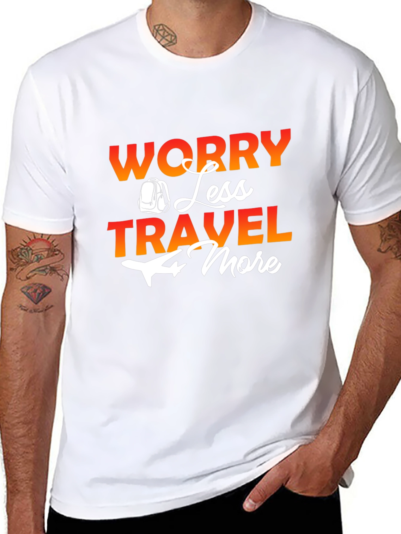 Worry Less Travel More Graphic Tee