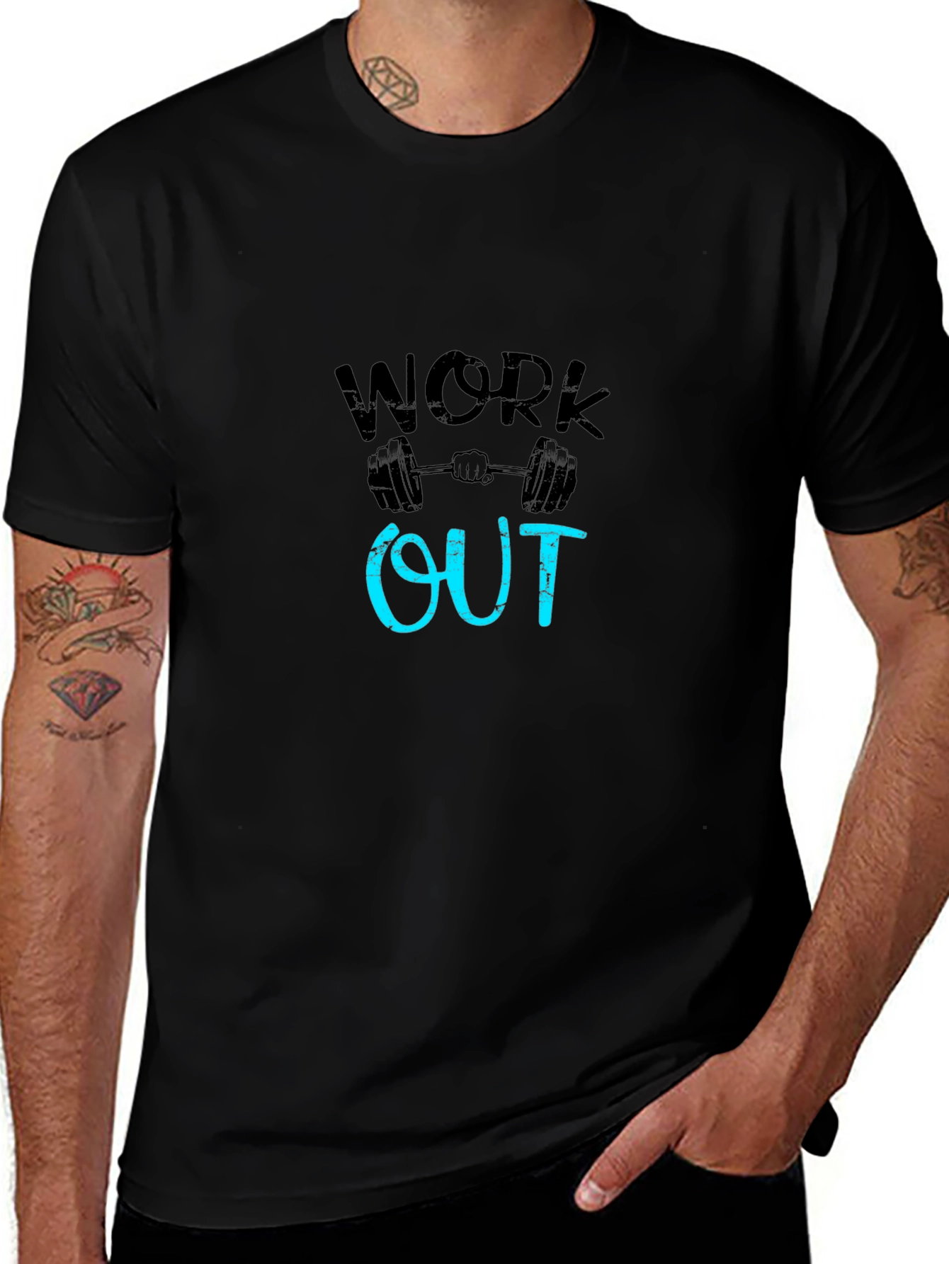 Work Out Graphic Tee