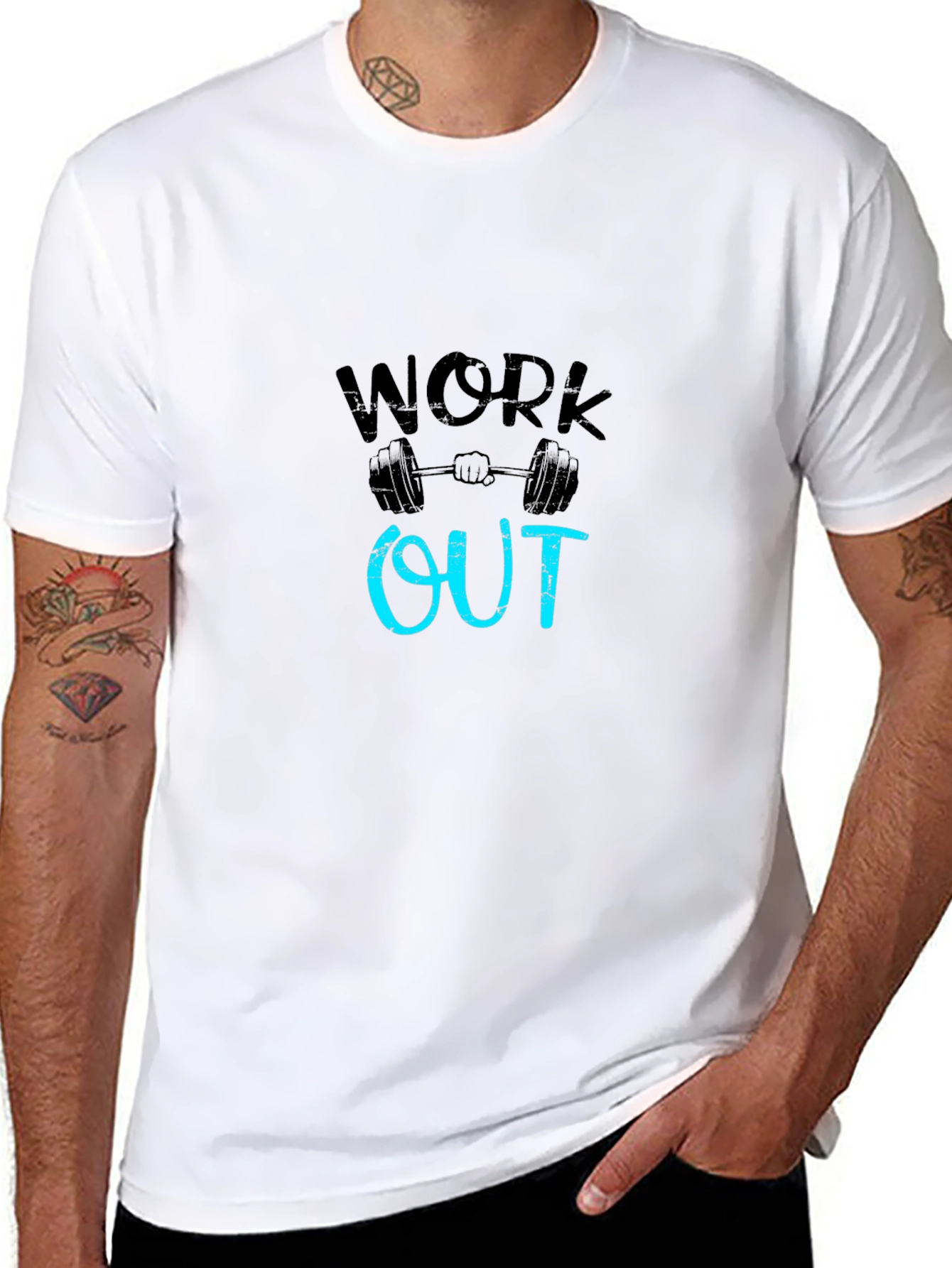 Work Out Graphic Tee