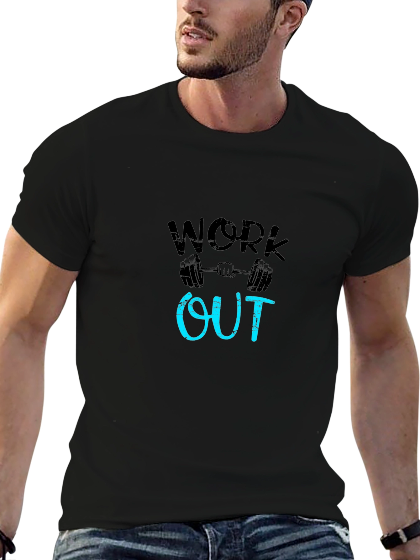Work Out Graphic Tee