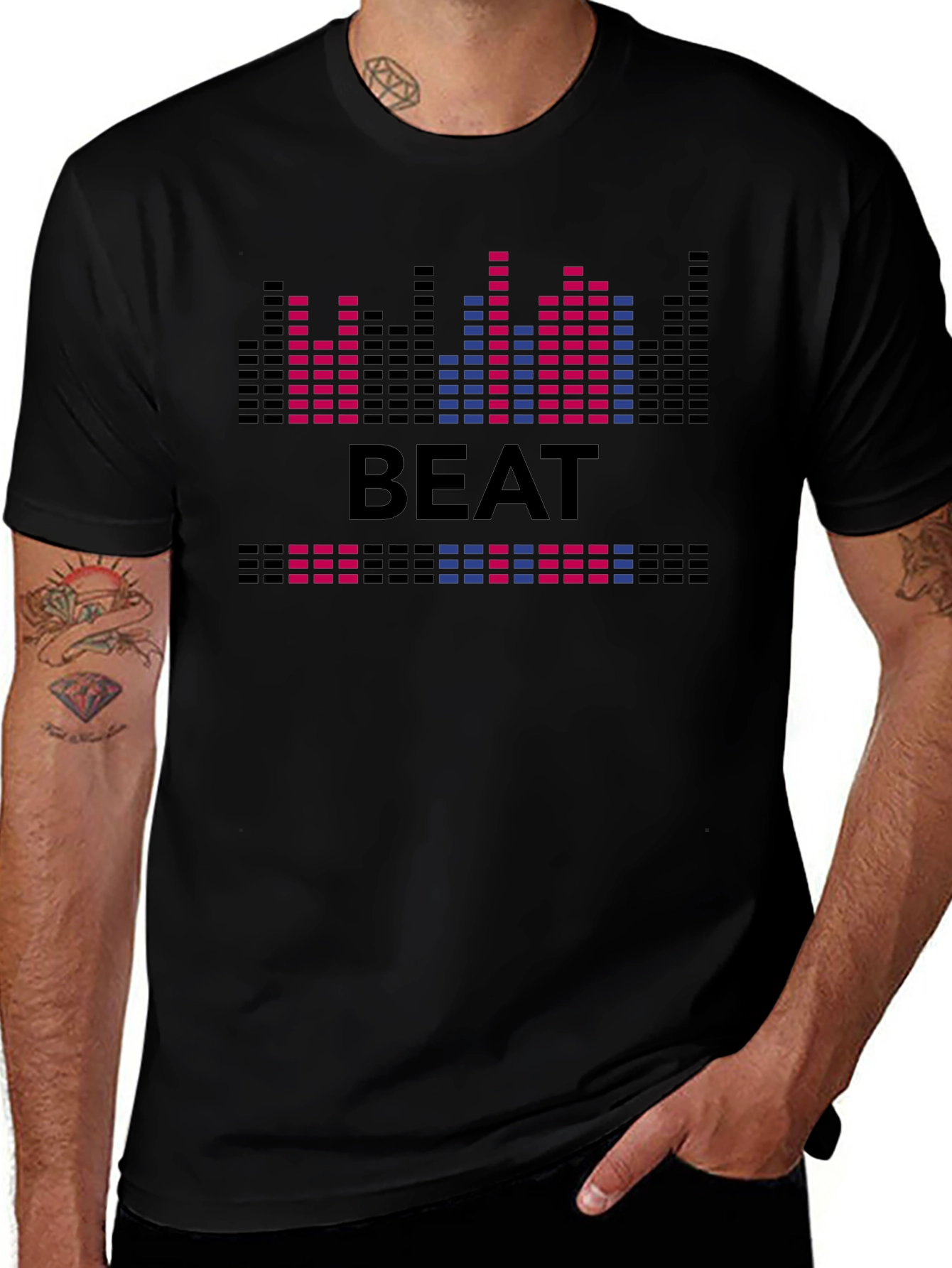 Beat Graphic Tee - Modern Music Lovers T-Shirt