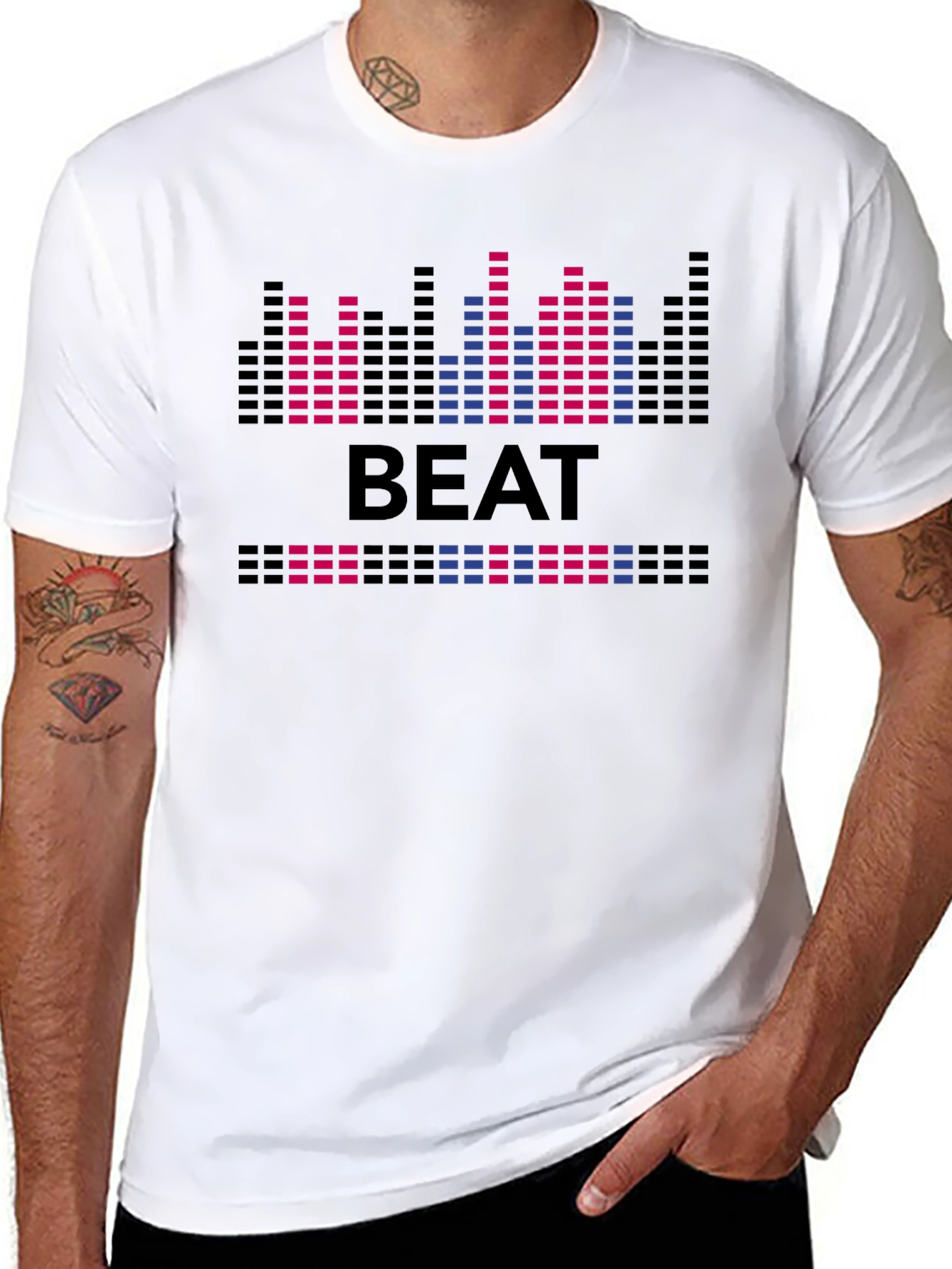Beat Graphic Tee - Modern Music Lovers T-Shirt