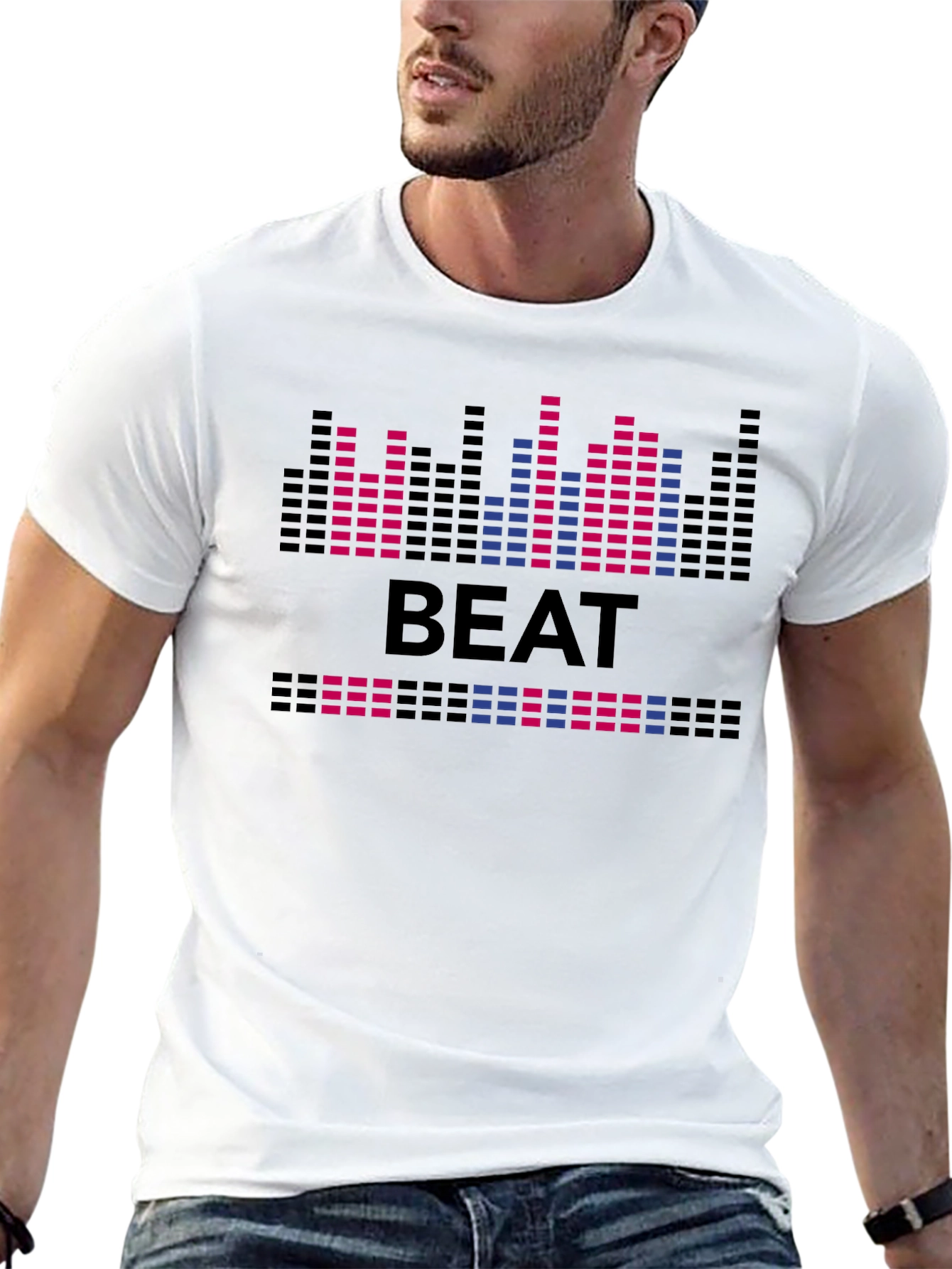 Beat Graphic Tee - Modern Music Lovers T-Shirt