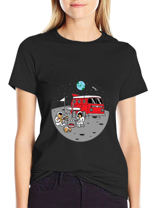 Astronauts on Moon T-Shirt