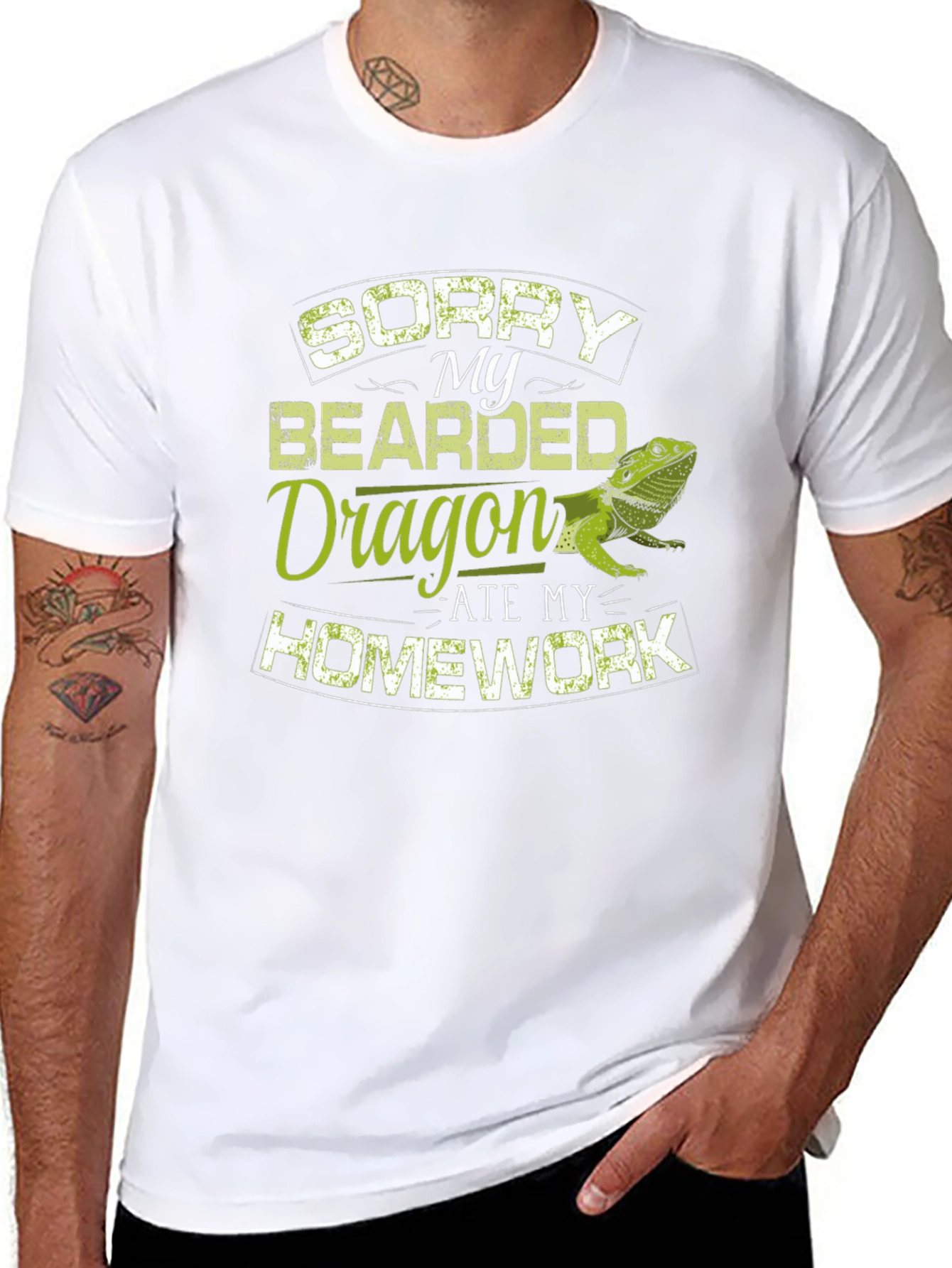 Bearded Dragon Homework T-Shirt
