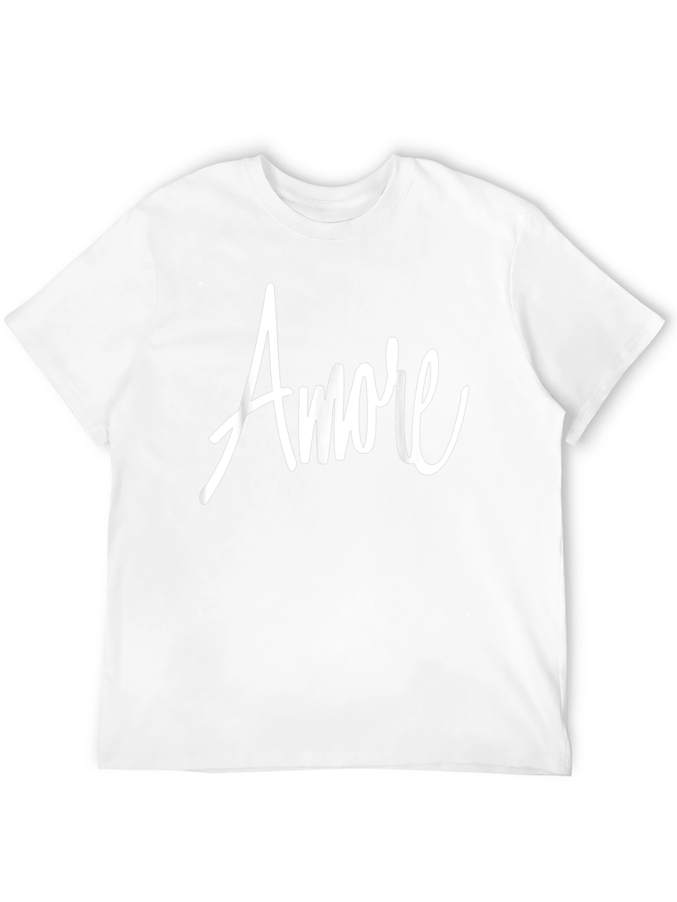 Amore Graphic Tee - Black Cotton T-Shirt