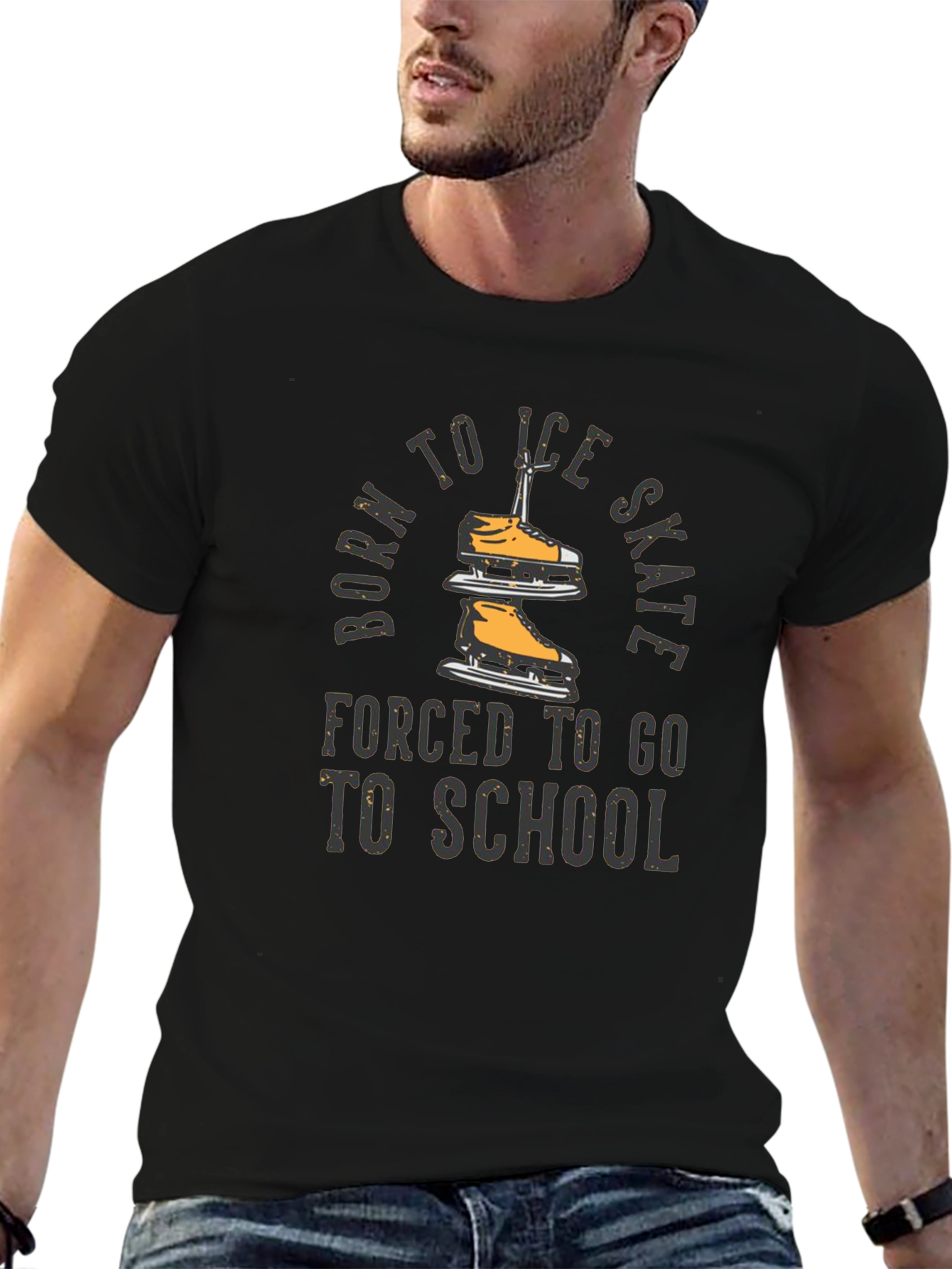 Born to Ice Skate Graphic T-Shirt