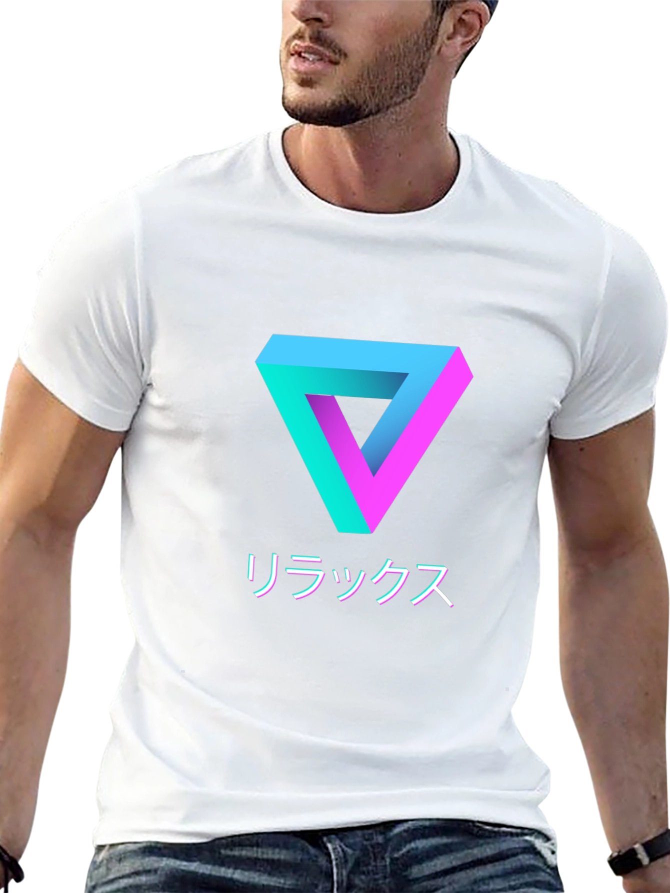 Abstract Relax Graphic T-Shirt