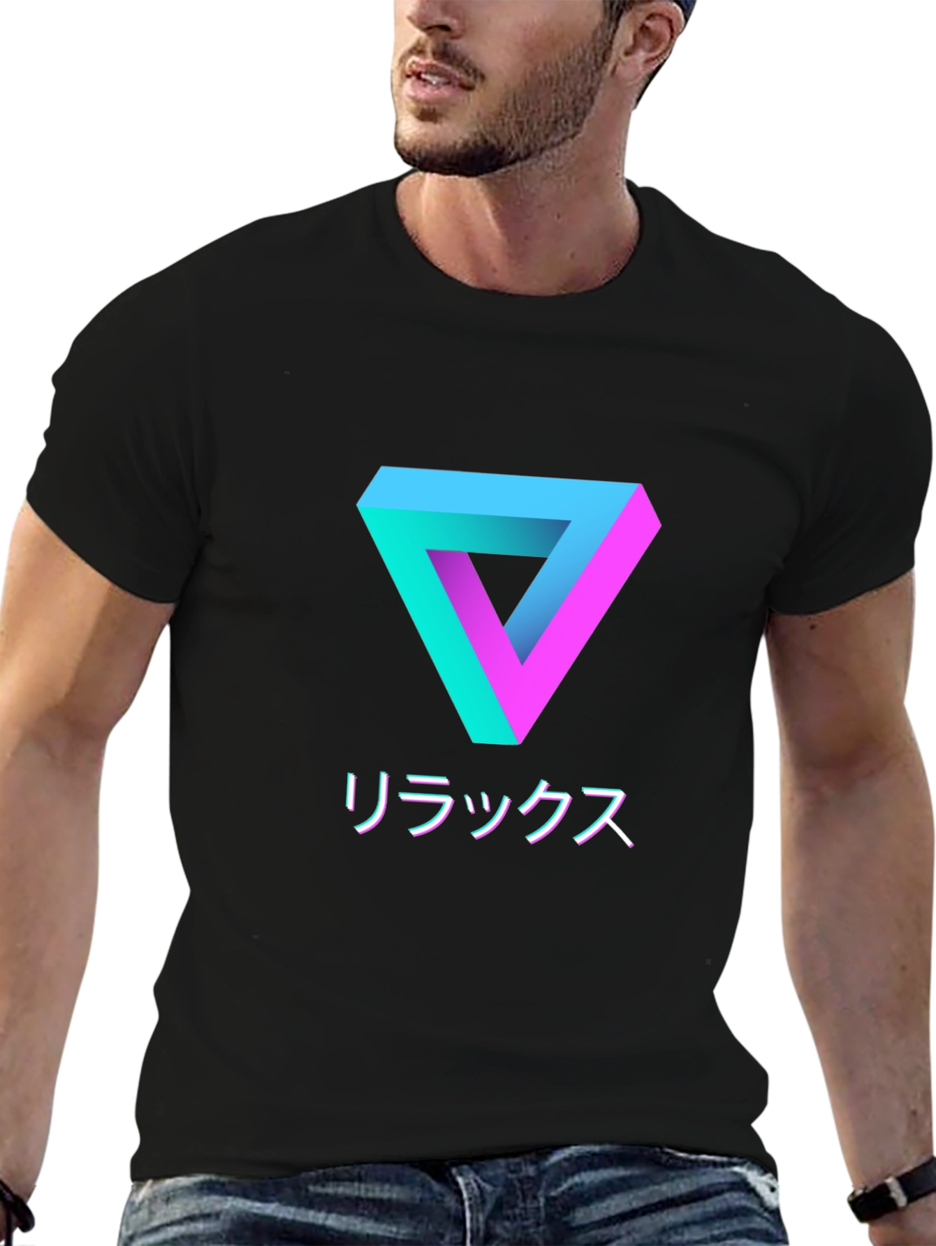 Abstract Relax Graphic T-Shirt