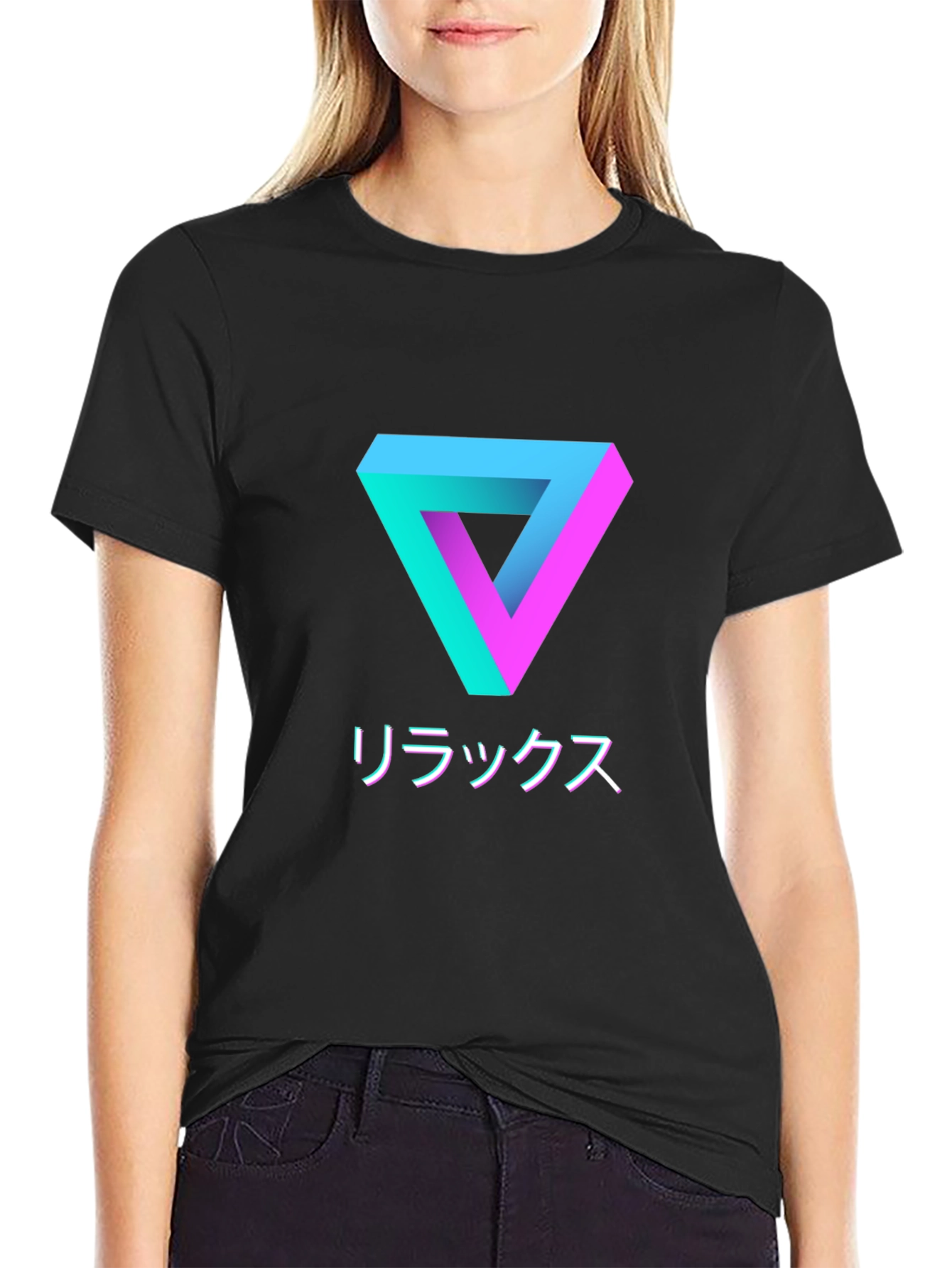 Abstract Relax Graphic T-Shirt