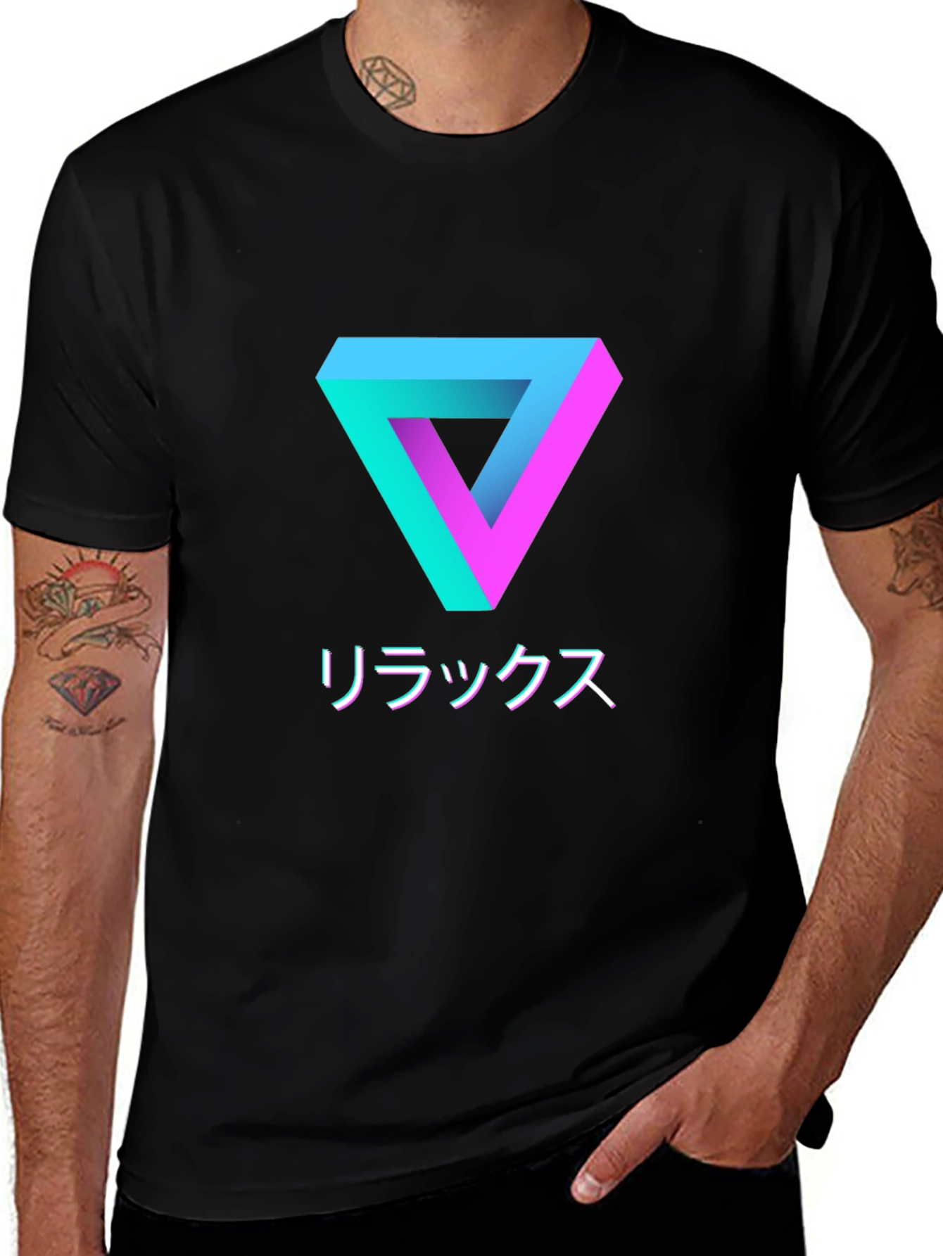 Abstract Relax Graphic T-Shirt