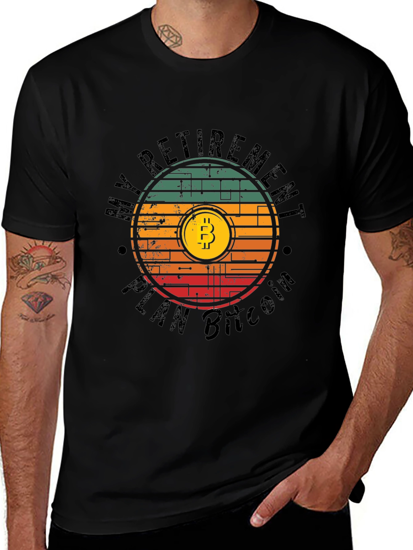 Bitcoin Retirement Plan Graphic Tee