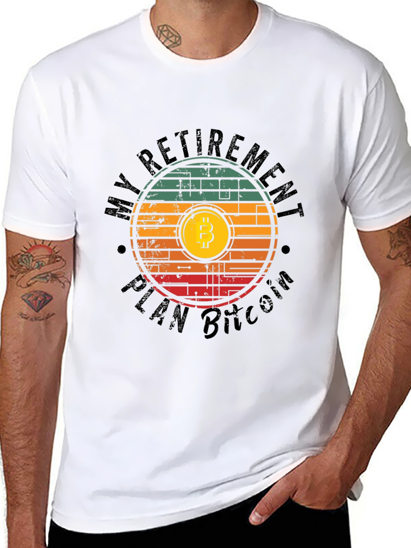 Bitcoin Retirement Plan Graphic Tee