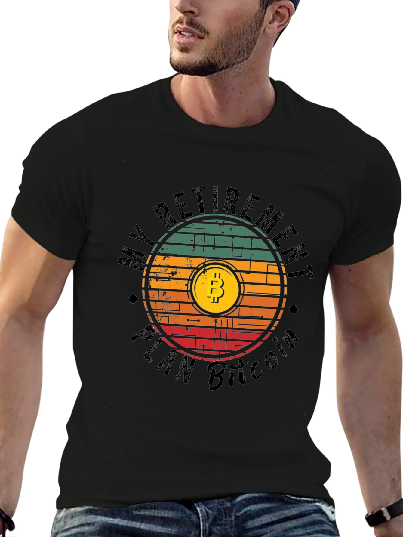 Bitcoin Retirement Plan Graphic Tee