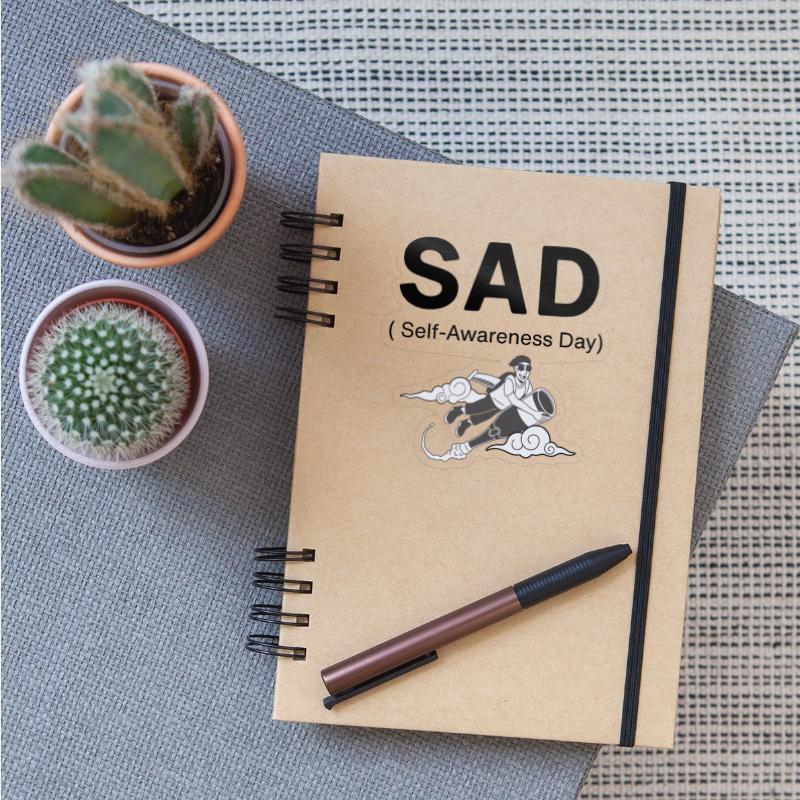 SAD – Self-Awareness Day Tee for Happy Lone Wolves