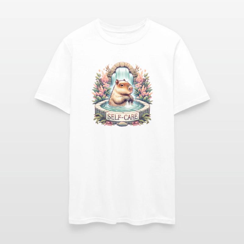 Self-care Capybara Bathing in Hot Spring