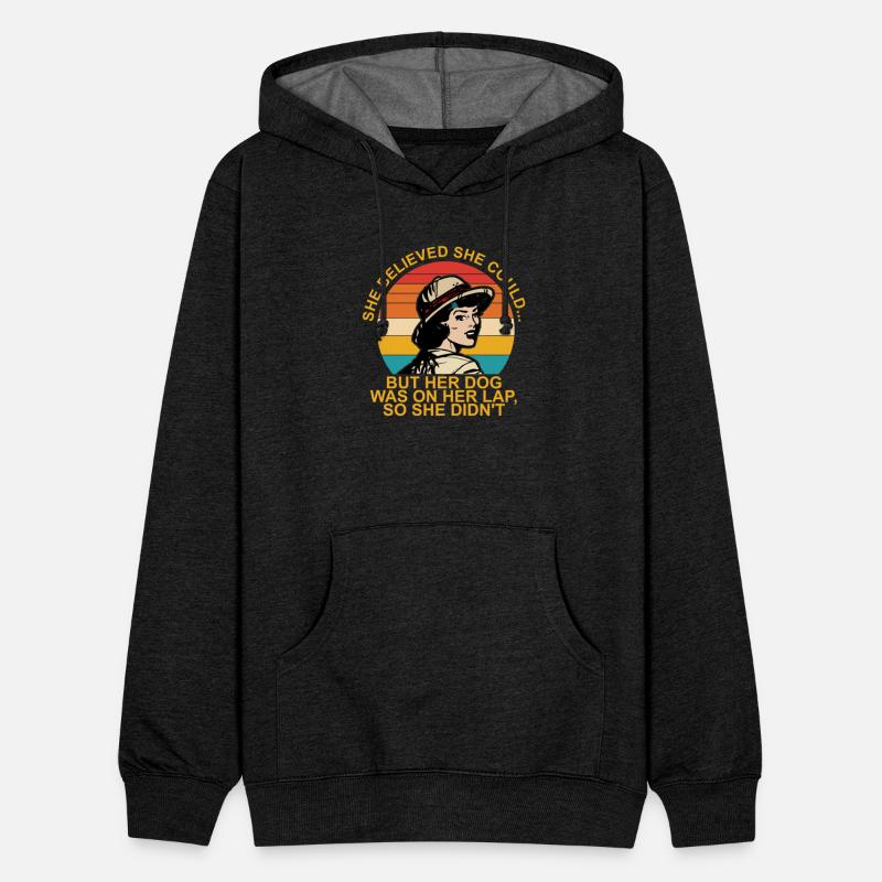 She Believed She Could... But Her Dog Was On Her