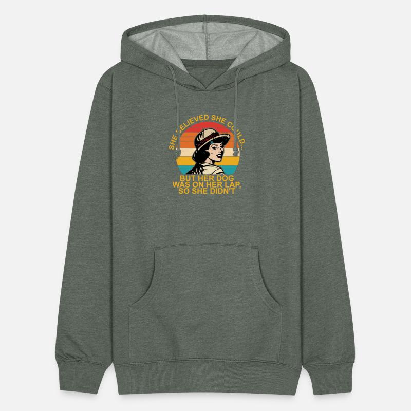 She Believed She Could... But Her Dog Was On Her