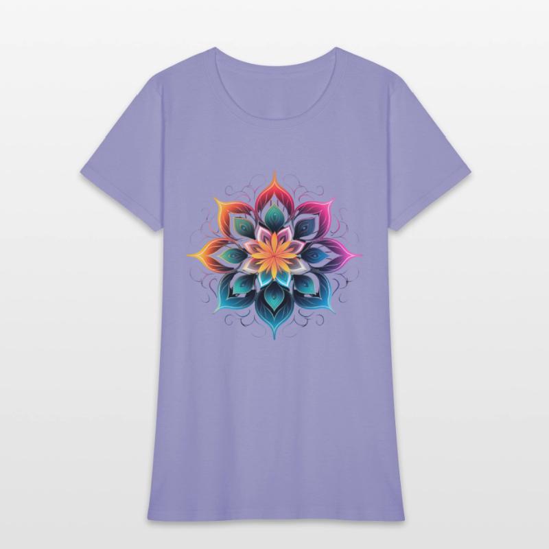 SIMPLE COLORED MANDALA