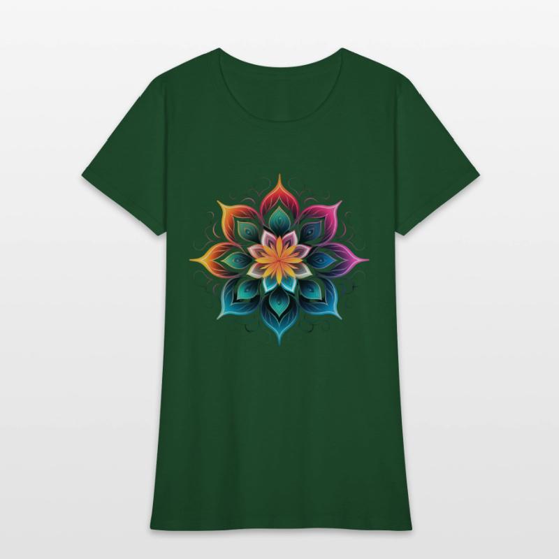 SIMPLE COLORED MANDALA