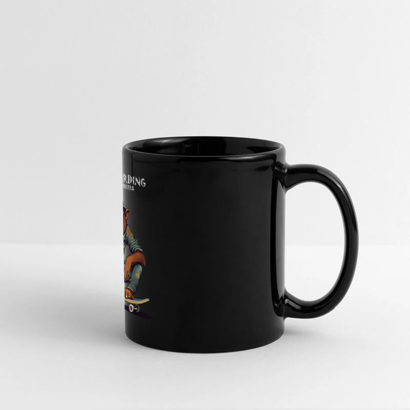 Skateboarding Primate on Wheels