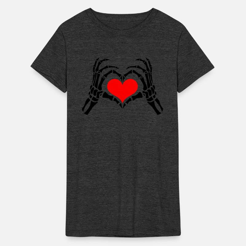 Skeleton Hands Heart Love Sign Halloween