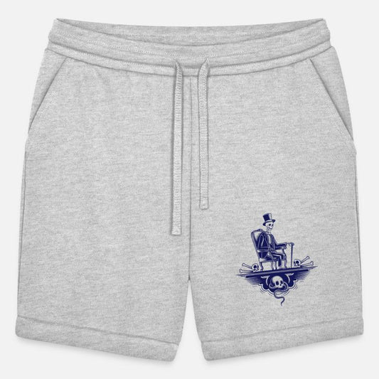 Skeleton Top Hat One Legged In Chair Design Navy