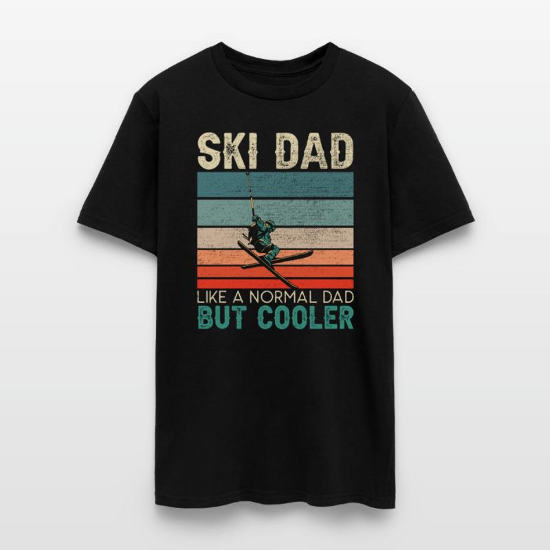 Ski Dad Mountain Ski Winter Sport Snow Father Day