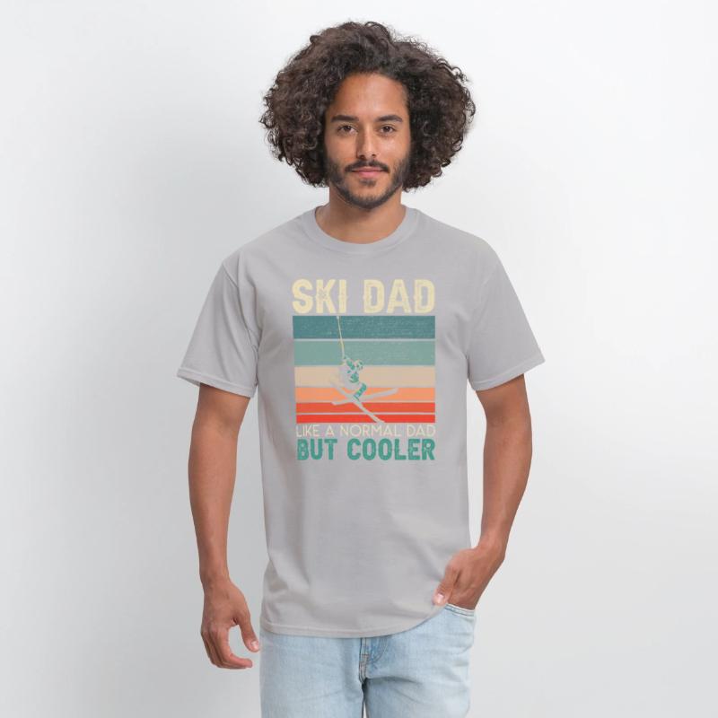 Ski Dad Mountain Ski Winter Sport Snow Father Day
