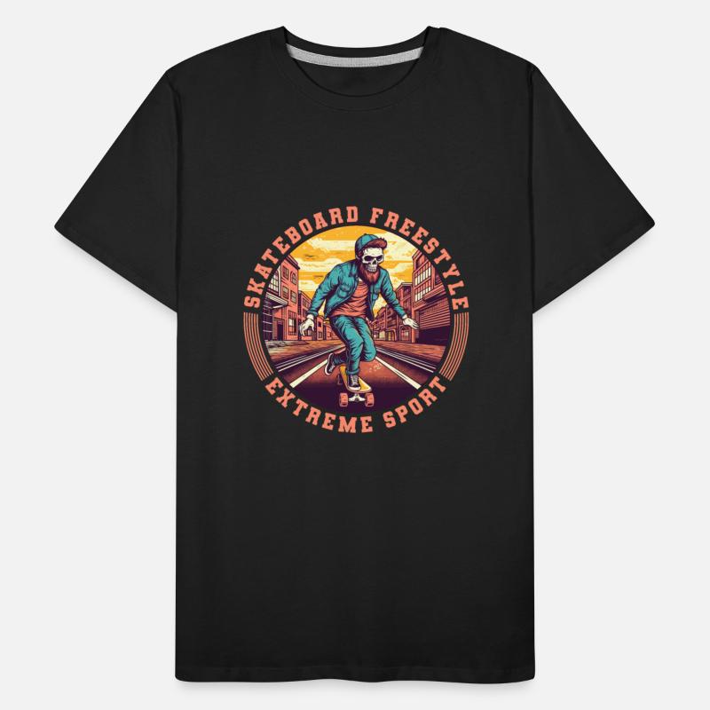 Skull Skeleton Skateboard Skater Gift