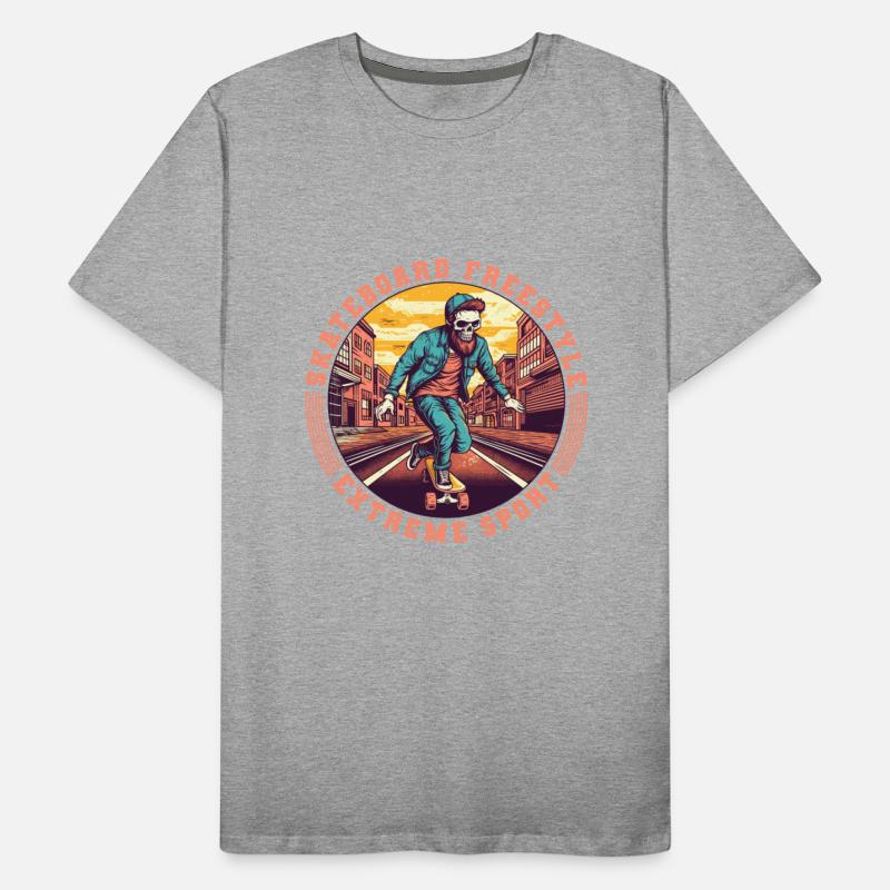 Skull Skeleton Skateboard Skater Gift