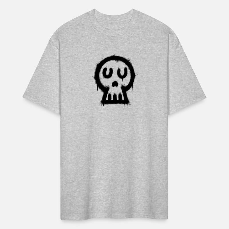 skull, spray paint skull, graffiti