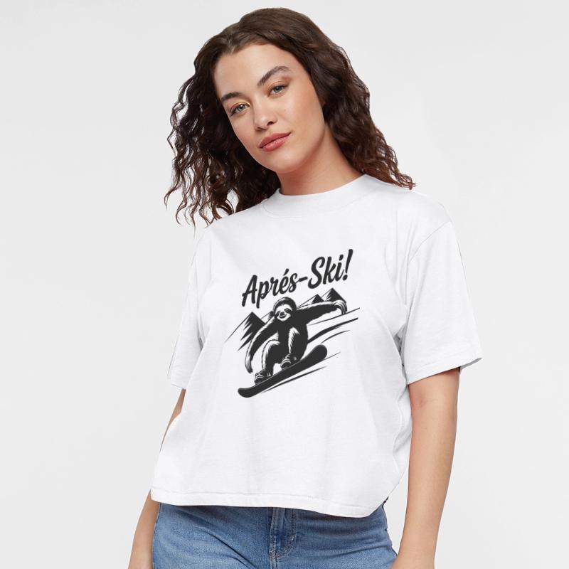 Sloth Funny Animal Snowboard Après-Ski