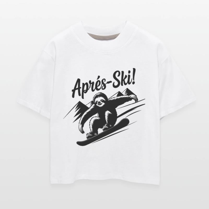 Sloth Funny Animal Snowboard Après-Ski