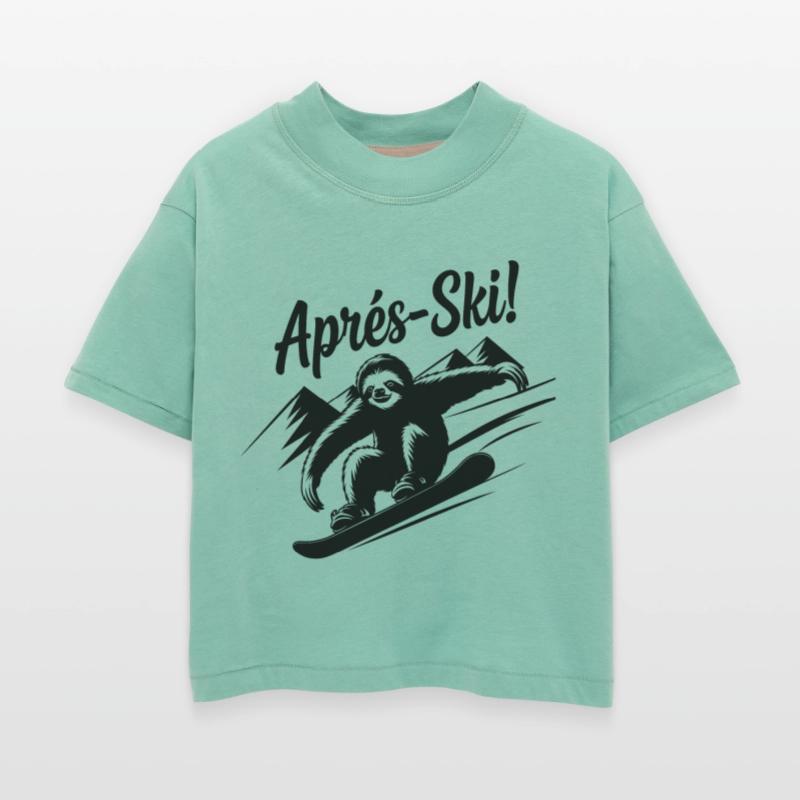Sloth Funny Animal Snowboard Après-Ski