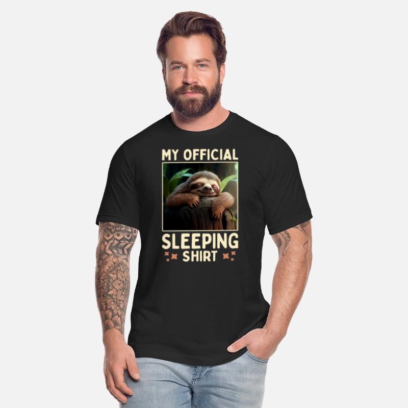 Sloth My Official Sleeping Shirt Pajama Cute Sleep