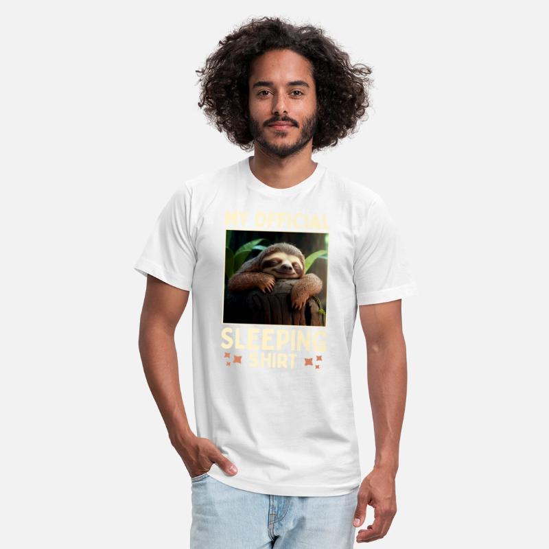 Sloth My Official Sleeping Shirt Pajama Cute Sleep
