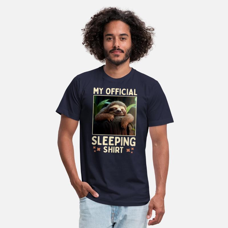 Sloth My Official Sleeping Shirt Pajama Cute Sleep