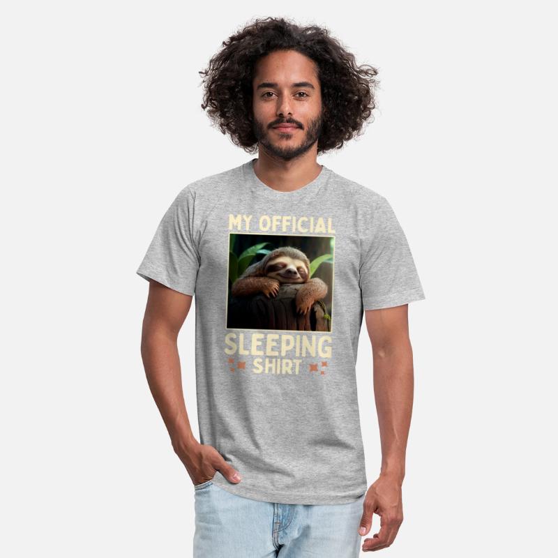 Sloth My Official Sleeping Shirt Pajama Cute Sleep