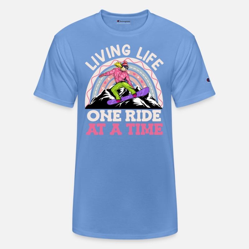 Snowboarder Girl Living Life one Ride at a Time