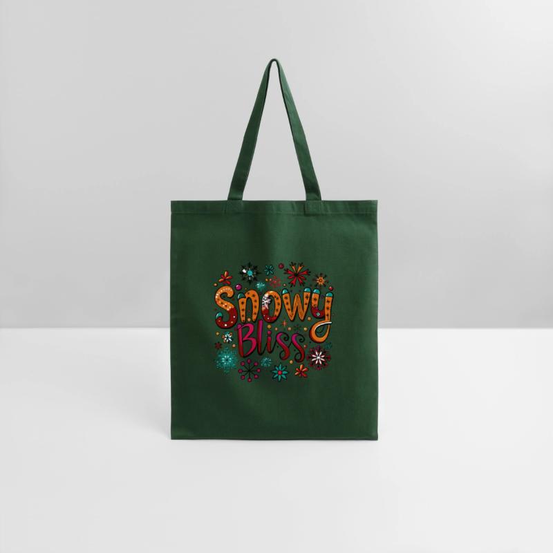 Snowflakes falling in a winter