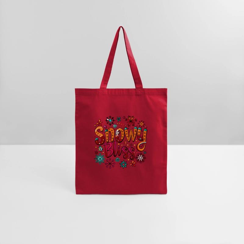 Snowflakes falling in a winter