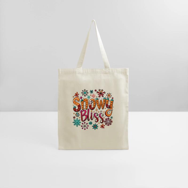 Snowflakes falling in a winter