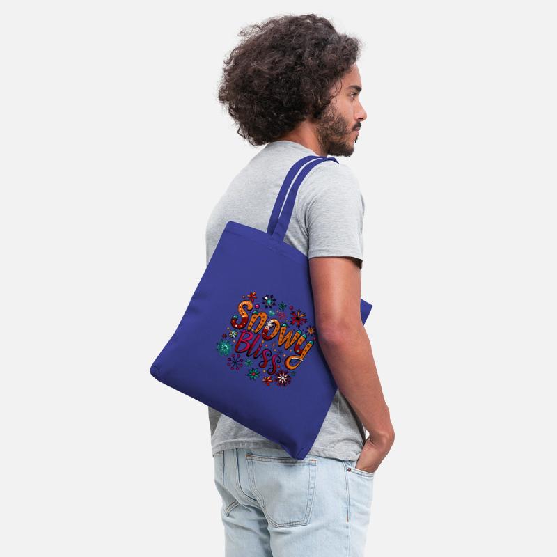 Snowflakes falling in a winter