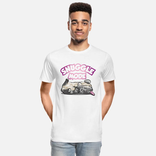 Snuggle Mode Sleeping Cute Cat Kitty