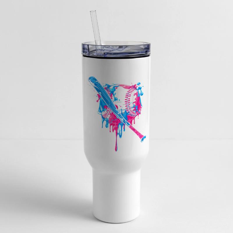 Splatter Baseball Heart Tee