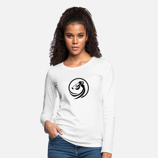 Stylish Female Golfer Silhouette