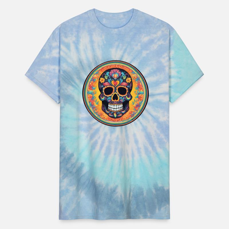 Sugar skull rainbow